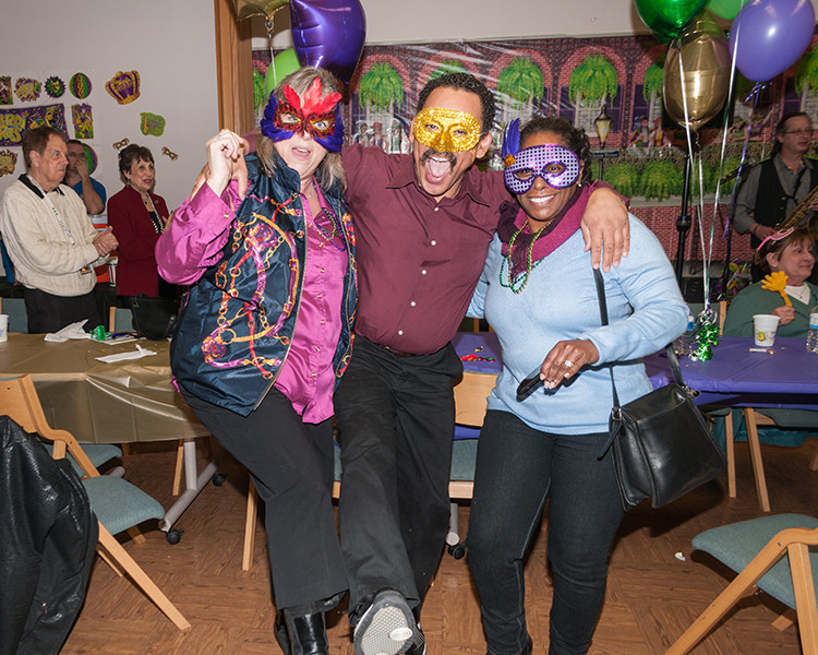 The Roseland Public Library put on a great Mardi Gras shindig on February 17.